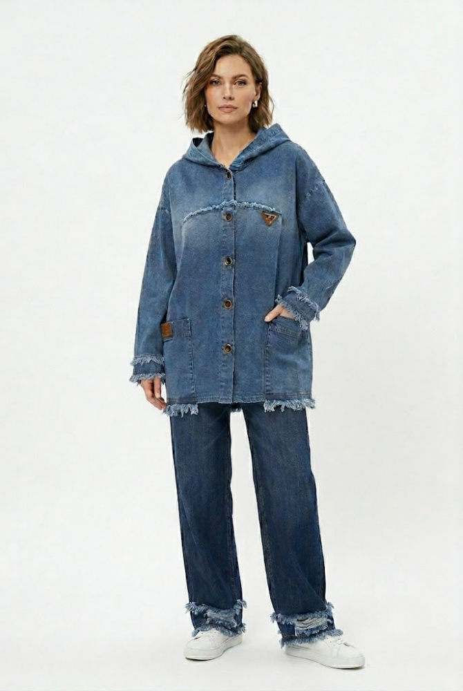 Куртка джинсовая Артикул 2У-41-1002 (синий 4XL)