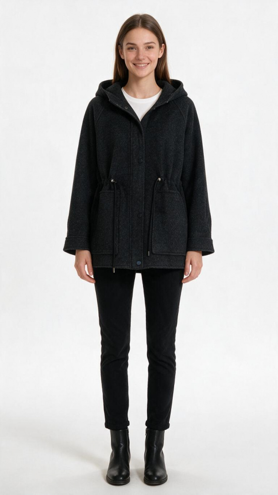 Пальто демисезон Артикул Л136-2669 (графит 2XL)