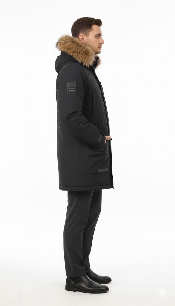 Пуховик, А41-2361-Black