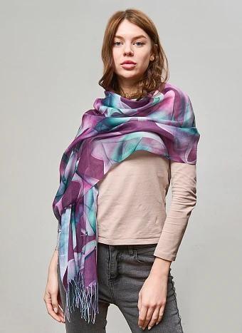 Палантин-шарф из текстиля 13, SCANDZA